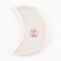 New Year! Ceramic plate "New Year's watercolor", 10.5x20 cm, white color