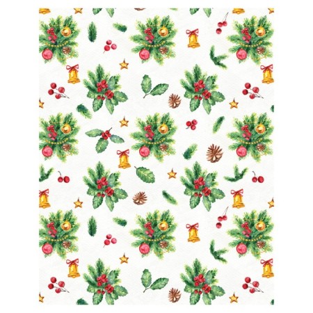 Pillow Book "Bouquet with cherry, decorative, size 16x45 cm-1