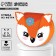 Set for creating a bag of felt "Cute Fox"