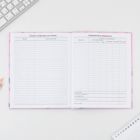School Diary 5-11 Grade 1 September 1: Macaroon, solid cover 7BC, glossy lamination, 48 sheets-6