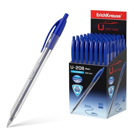 Handle Automatic Erichkrause U-208 Classic Matic 1.0, Ultra Glide Technology, Blue Blue