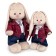 Soft toy "Bunny mi in jacket and jeans", 32 cm