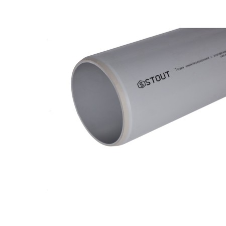 Sewer pipe SKB-0002-110150, D = 110 mm, 1500 mm, silent-2