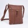 Cross-Bodi Bag on a zipper, brown color