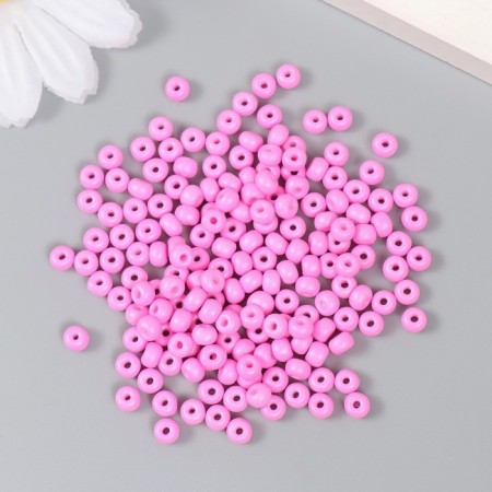 Glass beads 6/0 "pink fuchsia" 15 grams-1