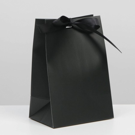 Gift package with tape, packaging, “black”, 13 x 19 x 9 cm-2