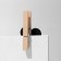 Cretaceous price tag on the clothespin "Cloud", 2 pcs. in a set, 1.5 × 8 × 6 cm, black color