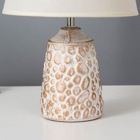 Aurika table lamp E14 40W white with a golden patina 22x22x33 cm Risalux-4