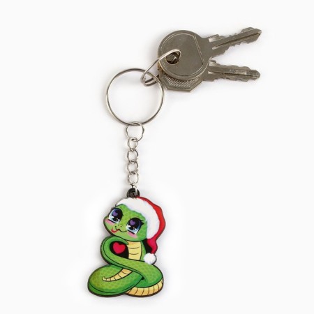 Gift set "Where are my gifts?" badge and keychain, 8.3 x 12 cm-5
