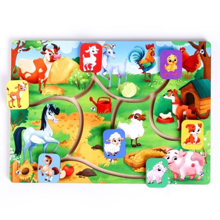 Labyrinth "Farm animals"-1