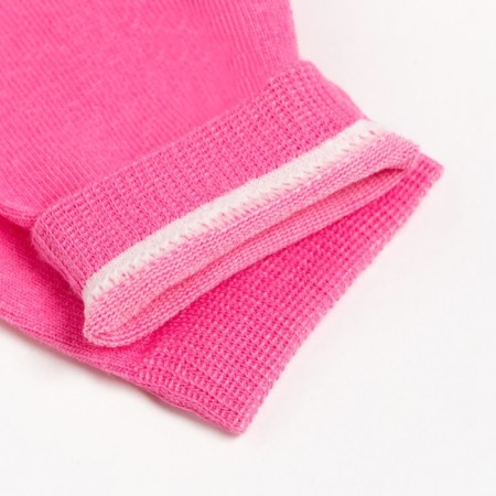 Junior children's socks, pink color, size 20-3