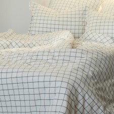 SL Home Cotton 200*200+30 cm, central/gray elastic band