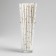 Stars of cocktail tubes, set 25 pcs., Silver color