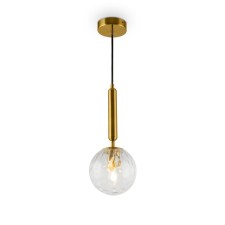 Подвесной светильник Freya FR5122PL-01BS Zelda, 150х150х1900 мм, E14, 1х40Вт, цвет латунь