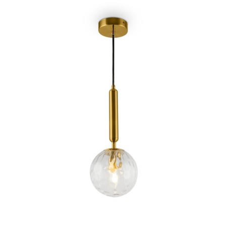 Suspended lamp Freya Fr5122PL-01BS Zelda, 150x150x1900 mm, E14, 1x40W, brass color