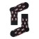 Men's cotton socks Diwari happy "rabbits", size 29, dark blue color