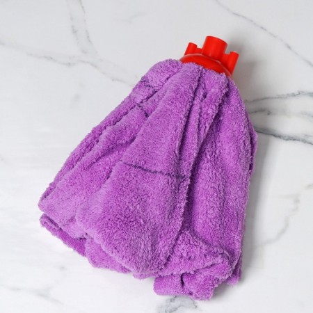 Nozzle for a mop belt shade "skirt", microfiber, 130 grams, color mix-1