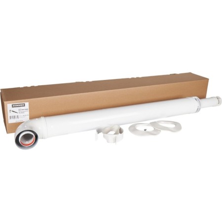 The chimney element Rommer RCA-6010-211220 ANTOLE, D = 60/100 mm, L = 1220 mm, clamp-4