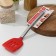 Shovels with slots of the redmonde shade, 33 cm, red color