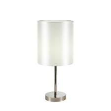 Прикроватная лампа Evoluce. SLE107304-01. Noia. 1х40 Вт, E14, 20х20х43,5 см, цвет никель