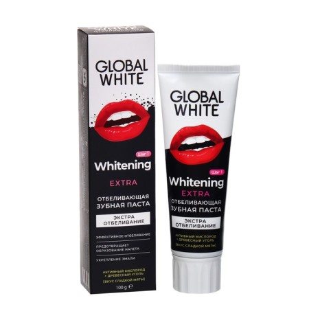 Global White Extra Whitening toothpaste, whitening, 100 g-4
