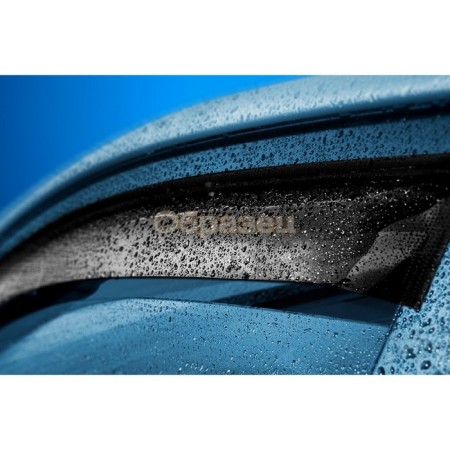 Window deflectors Toyota Land Cruiser Prado 120 2002-2009 SUV, account, tape 3M, 4 pcs.