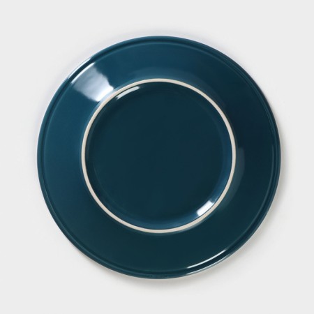 Porcelain plate Blu Reattivo, D = 24 cm-3