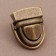 Bag -3 × 2 cm fastener, bronze color