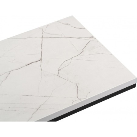 Coffee table Hercules Onyx metal, black 30x34x62 cm-4