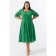 Female dress, size 54, green color