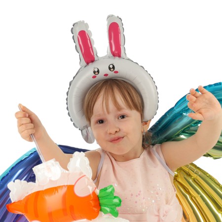 Set of foil balls "Carnival set. Bunny ", 3 pcs.-2