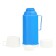 Thermos with a glass flask "Classic" with 1 mug and 1 cup, 1 l, 13 x 29 cm, blue