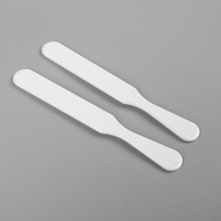 Spatulas for depilation, plastic, 2 pcs, 15 × 2 cm, white color-2