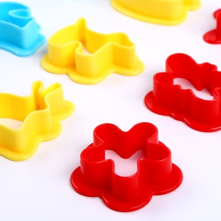 Models for modeling, set 12 pcs., Roller, tool, color mix-1