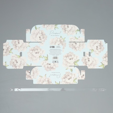 Carriage of moisture resistant for flowers "Flowers", 15 x 10 x 13 cm-6