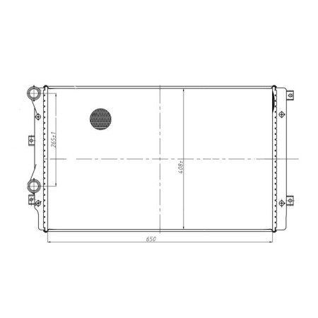 Luzar LRC18L3 engine cooling radiator-2