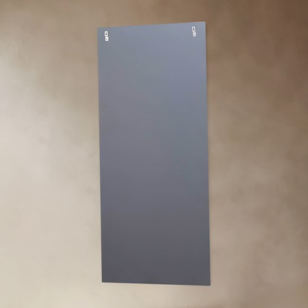 Mirror, wall -mounted, with sandblasting graphics, 130 × 60 cm-2