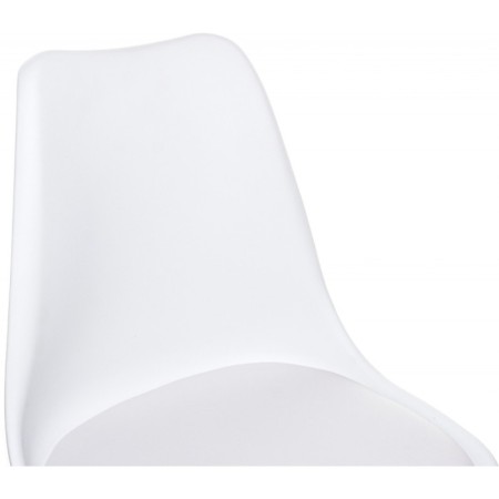 Tulip metal chair metal/plastic, white/white 49.5x52x83 cm-6