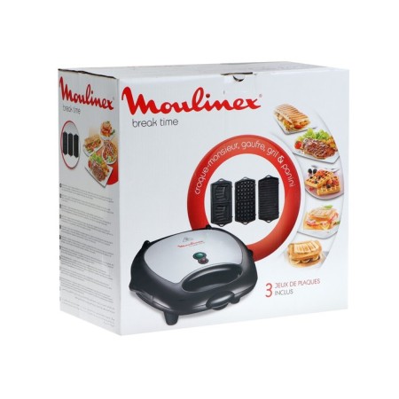 Sentwitz Moulinex SW611812, 700 W, anti-stick coating, black-silver-7
