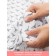 Pareo and beach rug "Blue Mandala", d = 150 cm