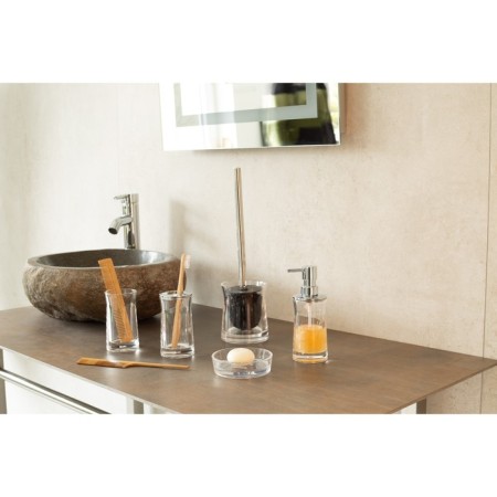 Disco toilet brush, transparent-1