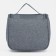 Mester-mester on a zipper, with a hook, an outer pocket, the color is gray