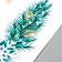 Stick plastic interior color "spruce branches with cones" 20x30 cm