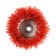 Nylon brush for ushm tundra, "cup", M14, 125 mm