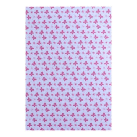 Colored felt is soft with the A4 Devente pattern. "Flower pattern" 5 colors, 5 sheets, thickness 2 mm-2