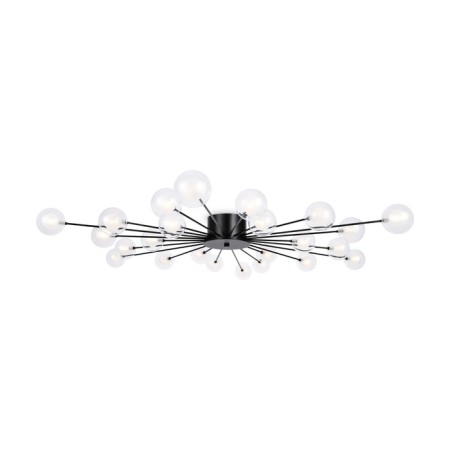 Freya FR5242CL-24B1 Celebrity ceiling lamp, 1198x1198x113 mm, G4, 24x3W, black color-1