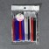 A set of rods, heat -cutting, 40 pcs, white/red/black/blue color