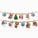 Garland on the tape with fantas "New Year", 150 cm