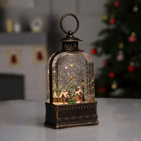 LED figure "Lantern with the city" 10.7 × 20.5 × 6