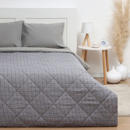 Lovelife covering Euro Maxi Gray Cage 240*210 ± 5cm, Novosatin, 100%p/e